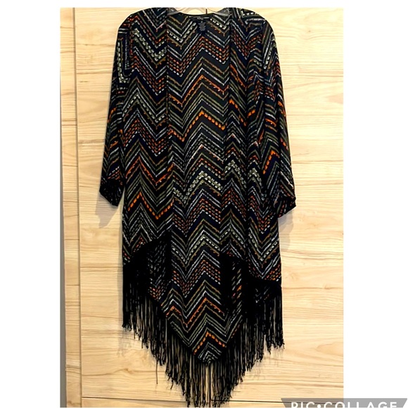 Riley & James Sheer Fringed Cardigan - Picture 9 of 10